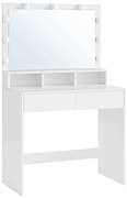 Dekorstudio Toaletný stolík so zrkadlom a Led žiarovkami - RDT120T10