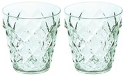 Koziol 2-dielna sada pohárov CRYSTAL, zelená