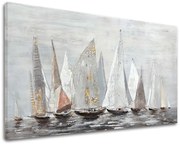 Obraz na plátne PLACHETNICE NA MORI | rôzne rozmery
