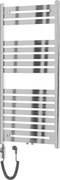 Mexen Uran, elektrické vykurovacie teleso 1200x600 mm + vykurovacia tyč 600 W, chrómová, W105-1200-600-2600-01