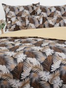 Bavlnené obliečky Renforcé – Taisa čierna/zlatá