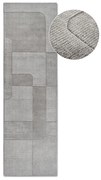 Sivý ručne tkaný vlnený behúň 80x250 cm Charlotte – Villeroy&Boch