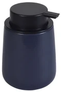 Erga Nero, dávkovač mydla na postavenie 350 ml, tmavá modrá-čierna matná, ERG-08354