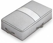 Textilný úložný box pod posteľ EASY 90 L 80x47x25 cm, sivý