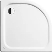 Kaldewei Zirkon sprchová vanička štvrťkruhová 90x90 cm smaltovaná oceľ alpská biela 452200010001 KW5131