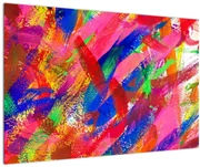 Obraz - Farebná abstrakcia (90x60 cm)