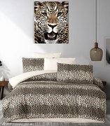Obliečky bavlnené Leopard 200x140cm+90x70cm TiaHome