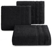 BAVLNENÝ UTERÁK ALINE 70X140 CM ČIERNA