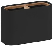 Gedy Sapho, NINFEA pohár na postavenie, čierna/bambus