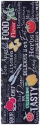 Hanse Home, Behúň Cook & Clean 105730 Black Multicolored, 50x150, viacfarebná, kuchyňa
