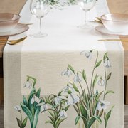 GOBELÍNOVÝ BEHÚŇ NA STÔL NIVALIS 45X140 CM VZOROVANÁ