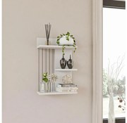 Nástenná polica KINIK 60x40 cm biela