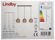 Lindby - Luster na lanku YELA 3xE27/60W/230V LW0611