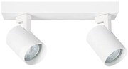 Milagro Bodové svietidlo VOLF 2xGU10/10W/230V biela MI2508