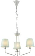 Candellux Modrý závesný luster York Ledea pre žiarovku 3x E14 50203096