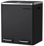 Recyklačný odpadkový kôš SONGMICS LTB30BK