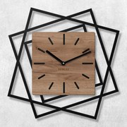 DUBLEZ | 3D drevené hodiny na stenu - Frames