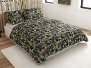 Bavlnené obliečky MYSTIC GARDEN tmavozelené Rozmer obliečky: 70 x 90 cm | 140 x 200 cm