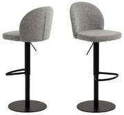 Otočná barová stolička Patricia (02697) sivá