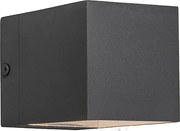 Moderná nástenná lampa tmavosivá - Transfer