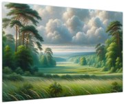 Obraz - Zelená krajina (90x60 cm)