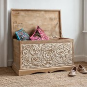 furniture-nabytek.cz - Úložná truhla z dreva mango 90x45x45