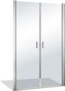 Roltechnik Outlet Dvojkrídlové sprchové dvere LYP2 pre inštaláciu do niky, strieborná - bez vaničky ROTH-Variant: šírka: 80 cm - (LYP2/800 - 11350082…