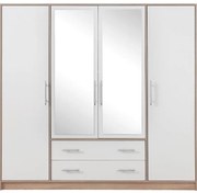 Skriňa Smart SRl1 200 cm dub sonoma/biela
