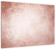 Obraz - Ružová mandala (70x50 cm)
