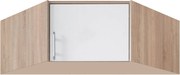 Nádstavec Smart rohový, dub sonoma/biela