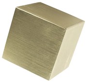 Moderná nástenná lampa zlatá - Cube