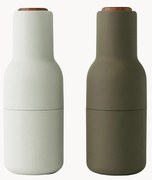 Súprava mlynčekov na soľ a korenie's drevenými vrchnákmi Bottle Grinder, 2 diely