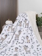 Baránková deka mikroplyš 150 × 200 cm – Bambi