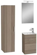 Vitra Mia kúpeľňová zostava s umývadlom vrátane umývadlovej batérie, vtoku a sifónu cordoba KSETMIA40C