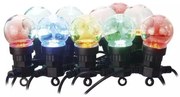 EMOS LED vonkajšie reťaz - 10x párty žiarovky, 5m multicolor DCPM01