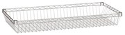 Drôtený policový kôš, chrómovaný, 900 x 450 mm