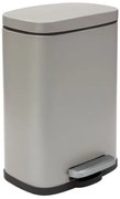 Spirella Spirella pedálový odpadkový kôš akira matná šedo-hnedá oceľ soft-close 12 l 10.21561