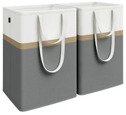 Set dvoch košov na bielizeň 2x110L LCB210G01