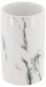 Kúpeľňový pohár Nardi Marble, biela, 200 ml