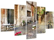 Obraz - Staré ulice Ríma (150x105 cm)