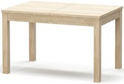 Rozkladací jedálenský stôl Bofin 120/160 - dub sonoma