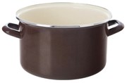 Orion Smaltovaný hrniec s lemom Brown, 6,5 l, 6,5 l