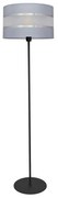 Stojacia lampa HELEN 1xE27/15W/230V šedá/čierna