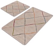 Béžové kúpeľňové predložky v súprave 2 ks 60x100 cm – Mila Home