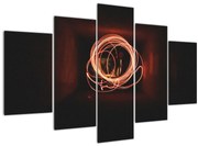 Obraz - čiary v tuneli (150x105 cm)