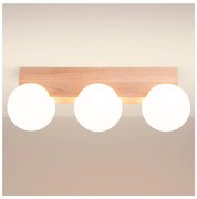 Sollux SL.1684 - Stropné svietidlo BULBO 3xG9/8W/230V buk/biela