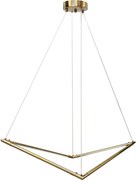 Toolight Toolight, LED stropné svietidlo, 4000K, 1500lm, APP1776-CP, zlatá matná, OSW-04055