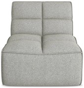 Svetlosivý modul pohovky Kalai – Makamii