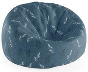 Sedací vak Cocoon modré klasy, modrá