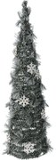 Vianočná dekorácia Kužeľ so snehom LED, 60 cm